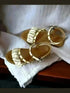 White Studded Casual Dress Comfort Wedges - cunei